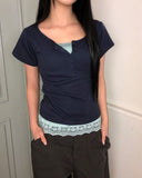 Muro Button Short Sleeve T-shirt