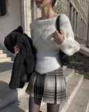 Kewpie Angora Knit Sleeveless Bolero Set