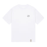 Small Line Drawing Smile Short Sleeve Tee