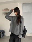 [unisex] Chuter Henley Neck Warmer Waffle Tee