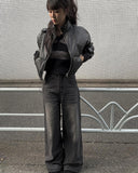 Dinky striped knit muffler set