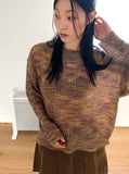 Hazel Mix Color Round Knit