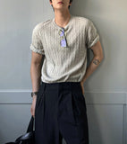Lowe Cable Short Sleeve Knit
