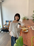 Nanako Summer Ribbon Puff Short Sleeve Bolero Knit Cardigan