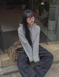 Raon Dart Non-Fade Balloon Denim Pants
