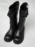 1172 Belt Strap Mid Boots (3cm)