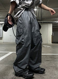 Wide Gorpcore Nylon Pants Track Pants Jogger Pants