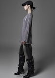 Crack loose fit knit
