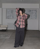 Stu Strawberry Chocolate Latte Pink Check Shirt