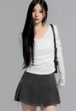 Scatter Pleated Skirt