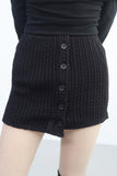 Elda Button Knit Skirt