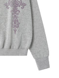 SIM CROSS One-Shoulder Sweatshirt