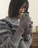 Renti Wool Angora Nordic Jacquard Knit