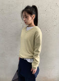 Keuyu wool V-neck knit