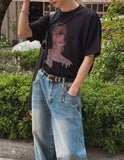 Lua Texture Bowie Short Sleeve T-shirt