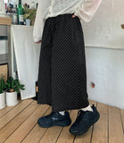 Muoi Banding Dot Crop Bermuda Cotton Pants