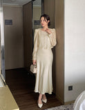 Gret See-through Pearl Puff Jacket Blouse