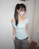 Penlu Daily U-Neck Short Sleeve T-Shirt