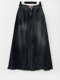 Rickle Denim Long Skirt