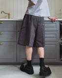 Verse Pintuck Bermuda Patch Work Pants