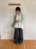 Ismi Non-Fade Wide Bootcut Denim Pants