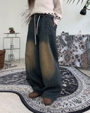 Kai Patchwork Banding Denim Pants