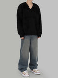 Mohair Vneck knit