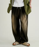 Cozy Slub Denim Banding Pants