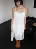 LACE LAYERED MINI DRESS
