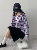 Rugby Stripe Overfit T-Shirt