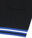 RACING ZIP-UP KNIT CARDIGAN