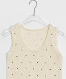 Cortella Lace Span Dot Sleeveless