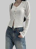 Riette Collar V-neck Blouse