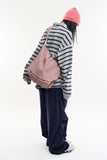 Smooth corduroy pintuck wide pants