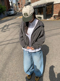 Nihin Washing Denim Wide Pants