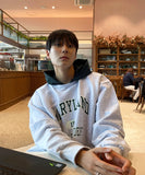 Londer Color Scheme Nylon Hood Sweatshirt