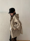 Cutter Cotton Hood Bomber Jacket