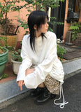 STRAP SHIRRING SLEEVE T