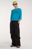 two way Elastic-waist pants
