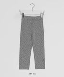 Neo Flower Button Three Quarter Leggings Pants
