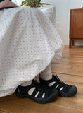 Lyndon Dot Banding Balloon Long Skirt