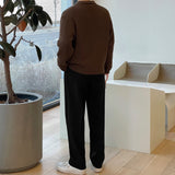 Latz Two-Tuck Banding Wide Slacks