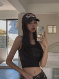 Bird Vintage Ribbed Halter Sleeveless