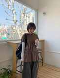 Lingel Star Hood Shirring Short Sleeve Tee