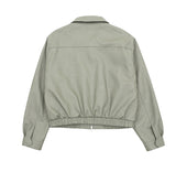 Overfit Cropped Blouson Woman