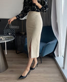 Bonia Slit Skirt