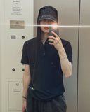 Dates Henley Neck Short Sleeve Hoodie