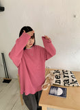 [unisex] Milonde Ribbed Round Over Knit