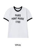 Heize Paris Ringer Short Sleeve Tee