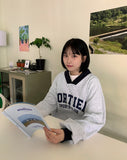 Kohiri Lettering Color Matching Sweatshirt